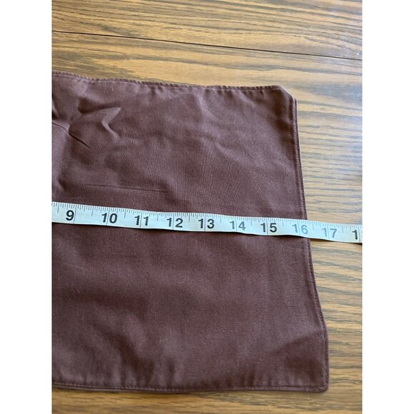 Coffee themed brown 10”x16” cloth placemats set of four - Picture 6 of 7